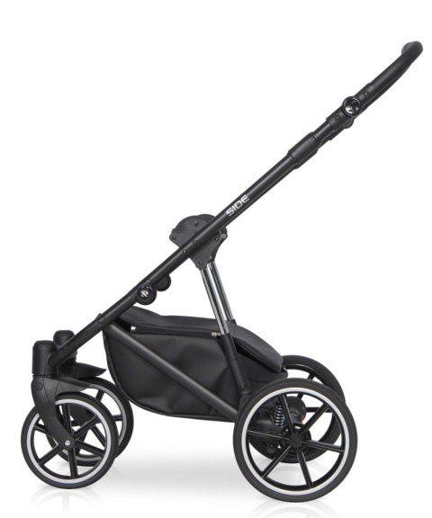 RIKO SIDE 3w1 Wózek głęboko-spacerowy z fotelikiem Kite 0-13 kg - GREY FOX