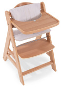 HAUCK BETA+ B Drewniane krzesełko do karmienia - NATURAL
