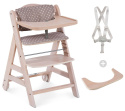 HAUCK BETA+ B Drewniane krzesełko do karmienia - WHITEWASHED