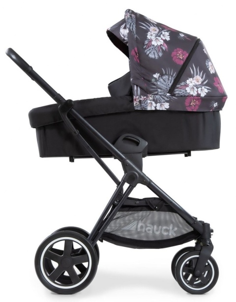 HAUCK MARS DUOSET 2w1 Wózek głęboko-spacerowy - WILD BLOOMS BLACK