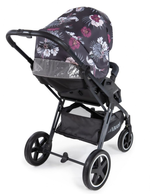 HAUCK MARS DUOSET 2w1 Wózek głęboko-spacerowy - WILD BLOOMS BLACK