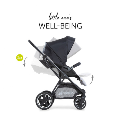 HAUCK MARS Wózek wielofunkcyjny - wersja spacerowa do 25 kg - CAVIAR/STONE
