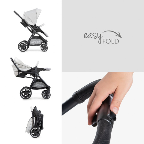 HAUCK MARS Wózek wielofunkcyjny - wersja spacerowa do 25 kg - LUNAR/STONE