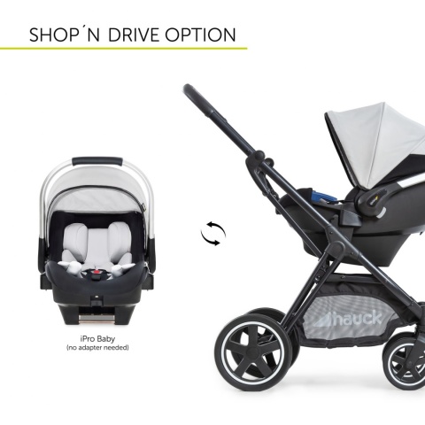 HAUCK MARS Wózek wielofunkcyjny - wersja spacerowa do 25 kg - LUNAR/STONE