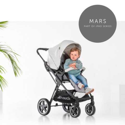 HAUCK MARS Wózek wielofunkcyjny - wersja spacerowa do 25 kg - LUNAR/STONE