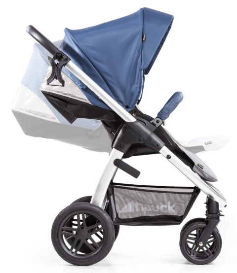 HAUCK SATURN R Wózek wielofunkcyjny - wersja spacerowa do 25 kg - DENIM/SILVER