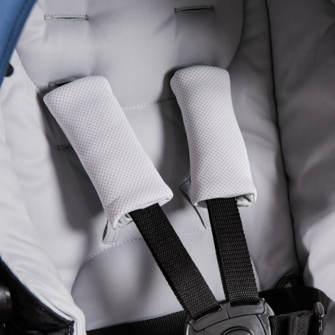 HAUCK SATURN R Wózek wielofunkcyjny - wersja spacerowa do 25 kg - DENIM/SILVER