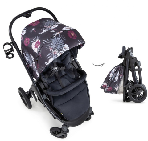 HAUCK SATURN R Wózek wielofunkcyjny - wersja spacerowa do 25 kg - WILD BLOOMS