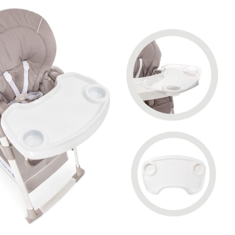 HAUCK SIT N RELAX 3w1 Krzesełko do karmienia / Leżaczek - STRETCH BEIGE
