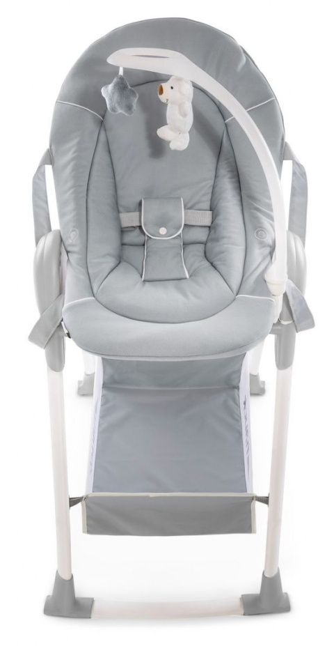 HAUCK SIT N RELAX 3w1 Krzesełko do karmienia / Leżaczek - STRETCH GREY