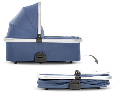 HAUCK APOLLO PRAM Gondola do wózka Apollo - DENIM/DENIM