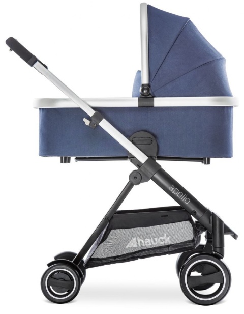 HAUCK APOLLO PRAM Gondola do wózka Apollo - DENIM/DENIM