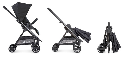 HAUCK APOLLO Wózek wielofunkcyjny - wersja spacerowa do 25 kg - CAVIAR/CAVIAR