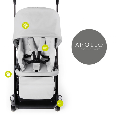 HAUCK APOLLO Wózek wielofunkcyjny - wersja spacerowa do 25 kg - LUNAR/LUNAR