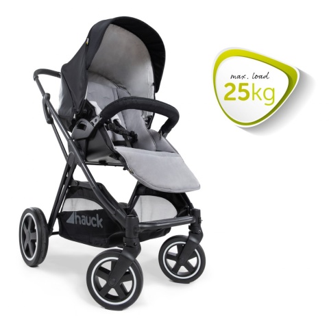 HAUCK MARS DUOSET 2w1 Wózek głęboko-spacerowy - CAVIAR/STONE