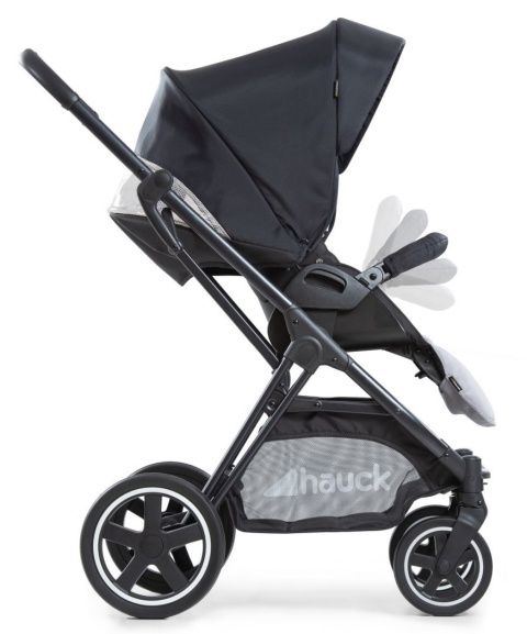 HAUCK MARS DUOSET 2w1 Wózek głęboko-spacerowy - CAVIAR/STONE