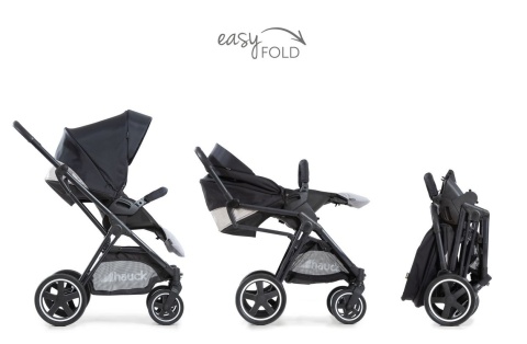 HAUCK MARS DUOSET 2w1 Wózek głęboko-spacerowy - CAVIAR/STONE