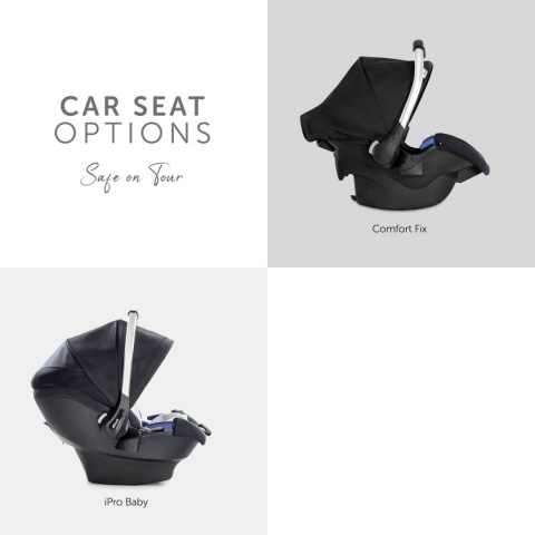 HAUCK MARS DUOSET 2w1 Wózek głęboko-spacerowy - CAVIAR/STONE