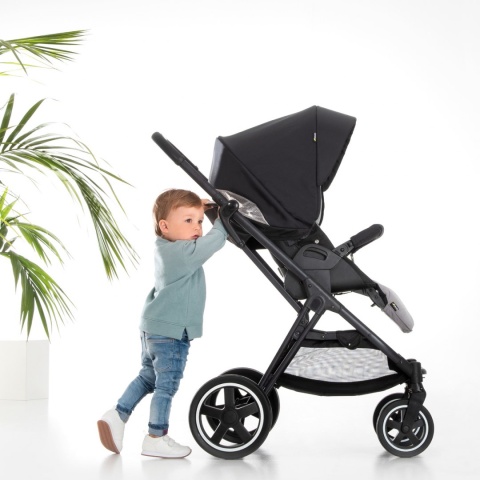 HAUCK MARS DUOSET 2w1 Wózek głęboko-spacerowy - CAVIAR/STONE