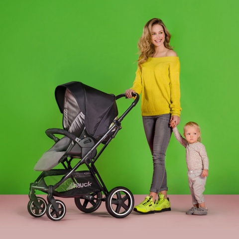 HAUCK MARS DUOSET 2w1 Wózek głęboko-spacerowy - CAVIAR/STONE