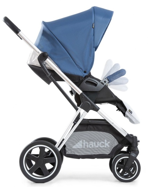 HAUCK MARS DUOSET 2w1 Wózek głęboko-spacerowy - DENIM/SILVER