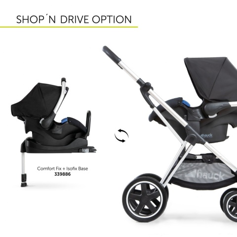 HAUCK MARS DUOSET 2w1 Wózek głęboko-spacerowy - DENIM/SILVER