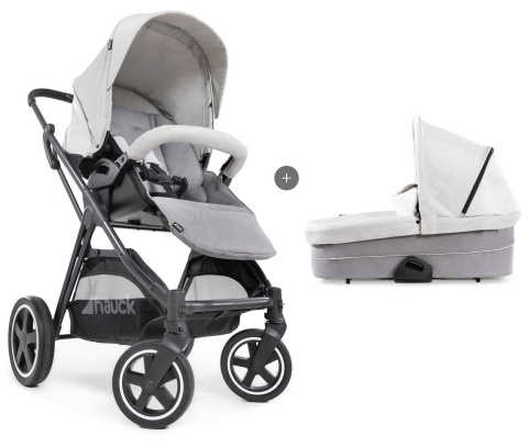 HAUCK MARS DUOSET 2w1 Wózek głęboko-spacerowy - LUNAR/STONE