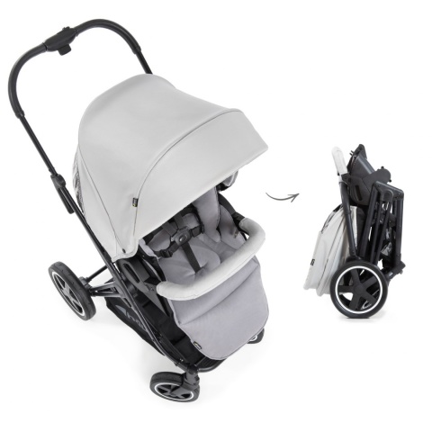 HAUCK MARS DUOSET 2w1 Wózek głęboko-spacerowy - LUNAR/STONE