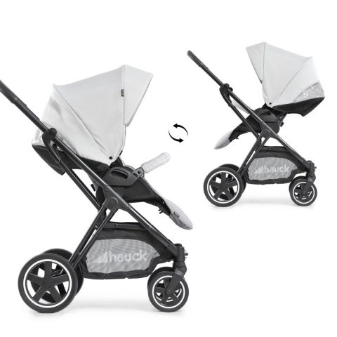 HAUCK MARS DUOSET 2w1 Wózek głęboko-spacerowy - LUNAR/STONE
