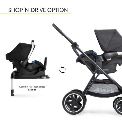 HAUCK MARS DUOSET 2w1 Wózek głęboko-spacerowy - LUNAR/STONE