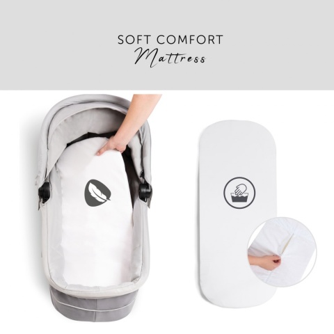 HAUCK MARS DUOSET 2w1 Wózek głęboko-spacerowy - LUNAR/STONE