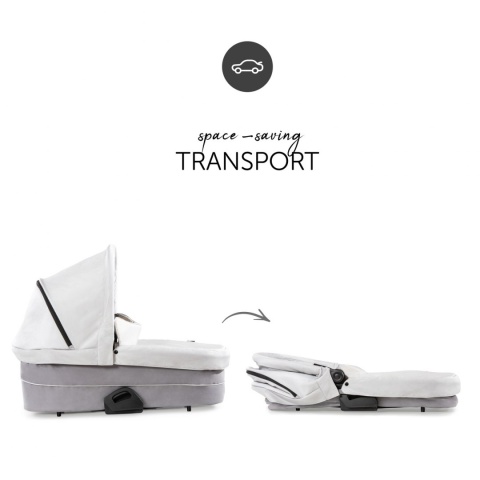 HAUCK MARS DUOSET 2w1 Wózek głęboko-spacerowy - LUNAR/STONE