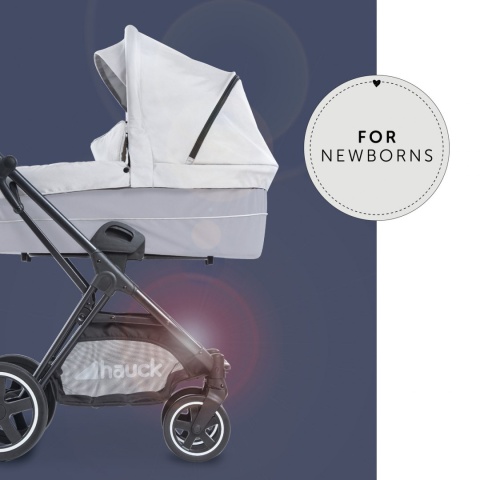 HAUCK MARS DUOSET 2w1 Wózek głęboko-spacerowy - LUNAR/STONE