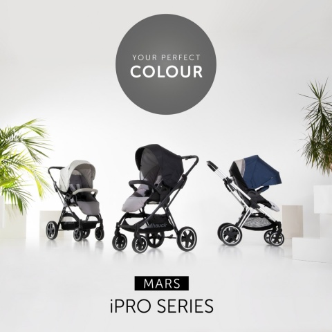 HAUCK MARS DUOSET 2w1 Wózek głęboko-spacerowy - LUNAR/STONE