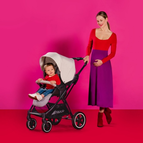 HAUCK MARS DUOSET 2w1 Wózek głęboko-spacerowy - LUNAR/STONE