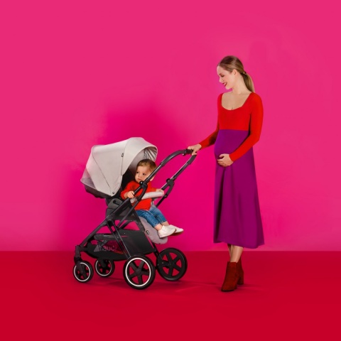 HAUCK MARS DUOSET 2w1 Wózek głęboko-spacerowy - LUNAR/STONE