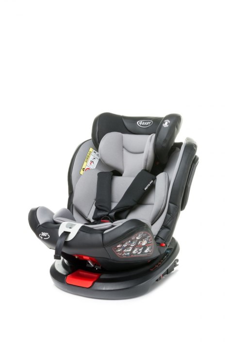Fotelik samochodowy 4baby Roto-fix 0-36 kg Grey