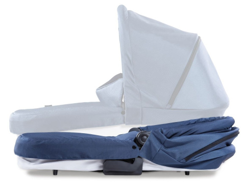 HAUCK SATURN / MARS PRAM Gondola do wózków Saturn i Mars - DENIM/SILVER