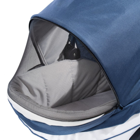 HAUCK SATURN / MARS PRAM Gondola do wózków Saturn i Mars - DENIM/SILVER