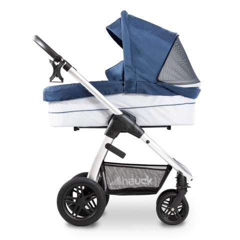 HAUCK SATURN / MARS PRAM Gondola do wózków Saturn i Mars - DENIM/SILVER