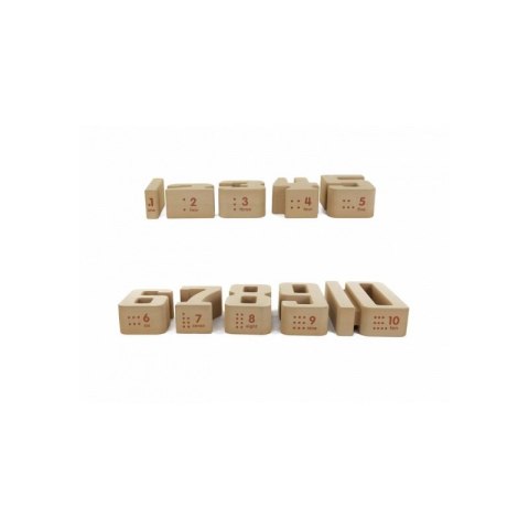 MASTERKIDZ Klocki Nauka Liczenia Zabawka Edukacyjna Montessori