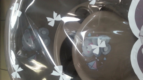 Wyprawka dla noworodka "MIŚ" Maltex Baby (1667) szary-brąz