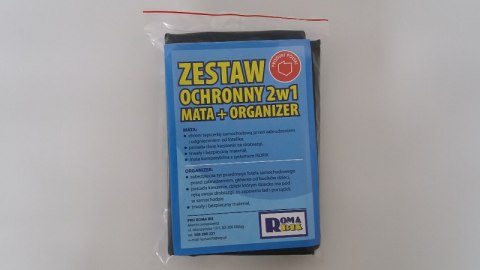 Zestaw ochronny mata + organizer