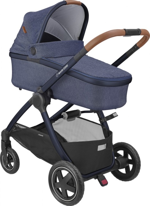 Adorra Maxi-Cosi 2w1 + CabrioFix za 1zł, wózek głęboko-spacerowy z gondolą Oria SPARKLING BLUE