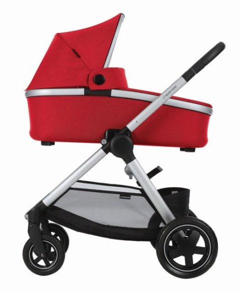 Adorra Maxi-Cosi 2w1 + CabrioFix za 1zł, wózek głęboko-spacerowy z gondolą Oria VIVID RED