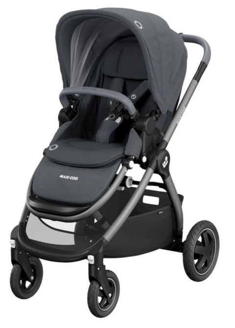 Adorra Maxi-Cosi + CabrioFix za 1zł, wózek wielofunkcyjny - wersja spacerowa - ESSENTIAL GRAPHITE