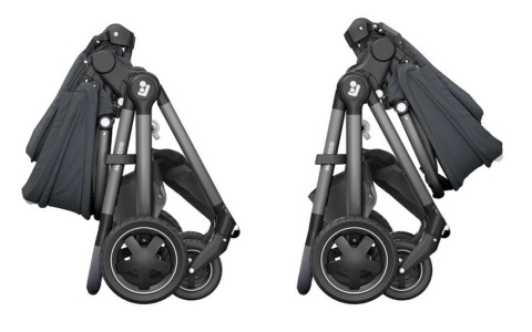 Adorra Maxi-Cosi + CabrioFix za 1zł, wózek wielofunkcyjny - wersja spacerowa - ESSENTIAL GRAPHITE