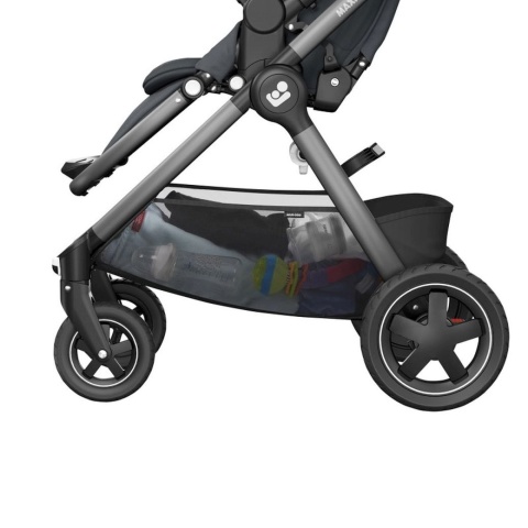 Adorra Maxi-Cosi + CabrioFix za 1zł, wózek wielofunkcyjny - wersja spacerowa - ESSENTIAL GRAPHITE