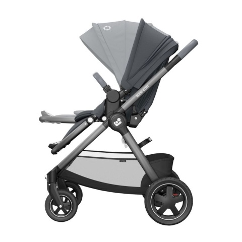 Adorra Maxi-Cosi + CabrioFix za 1zł, wózek wielofunkcyjny - wersja spacerowa - ESSENTIAL GRAPHITE