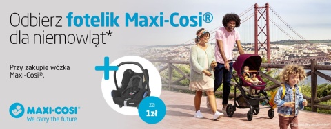 LILA CP Maxi-Cosi + CabrioFix za 1zł, wózek spacerowydo 22kg - ESSENTIAL GRAPHITE